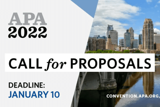 Call for SAP Program Proposals APA 2022